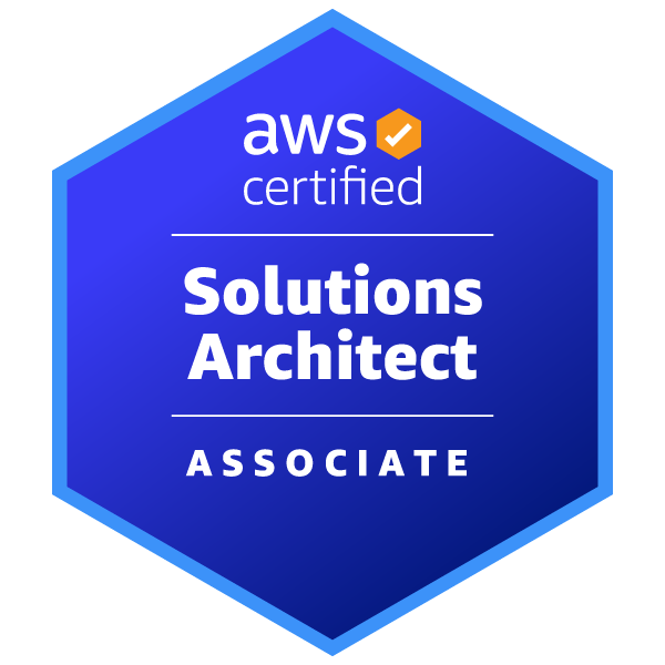 AWS Certified Solutions Architect Associate Badge